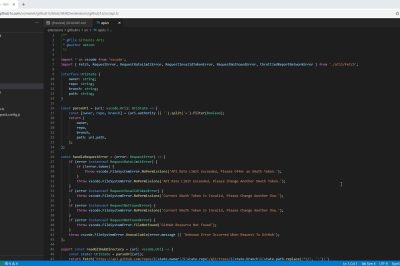 Теперь можно посмотреть любой код с GitHub в онлайн-версии VS Code. Открывается за секунду!