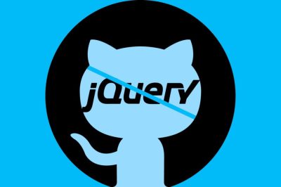 Как отказаться от jQuery в современном фронтенде: опыт команды GitHub