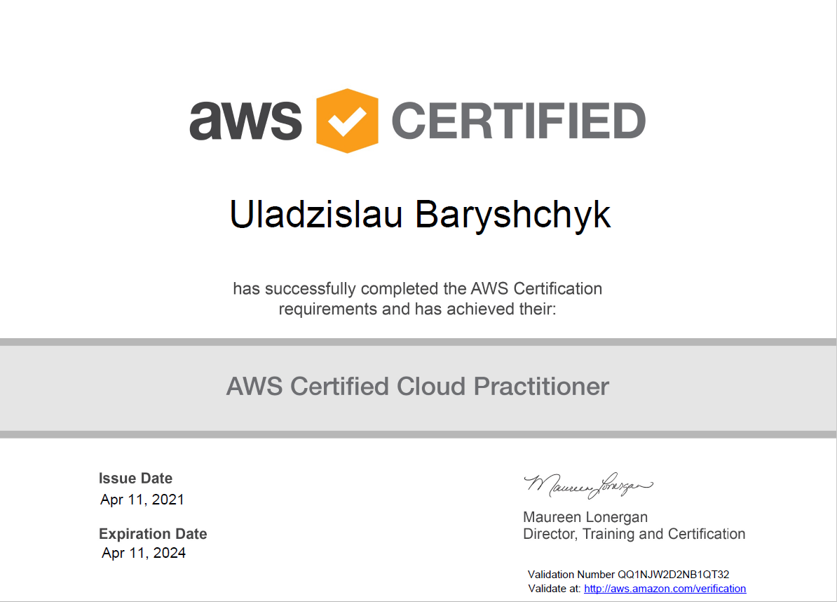 AWS Cloud Practitioner: личный опыт подготовки и сдачи экзамена